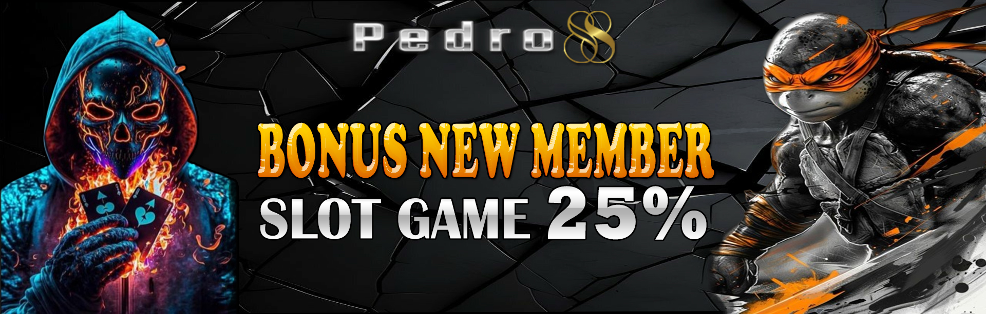 BONUS NEW MEMBER SLOT GAME 25%