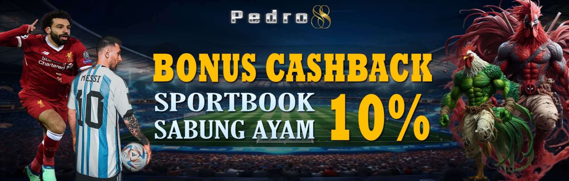 Bonus Cashback Sportsbook up to 10%