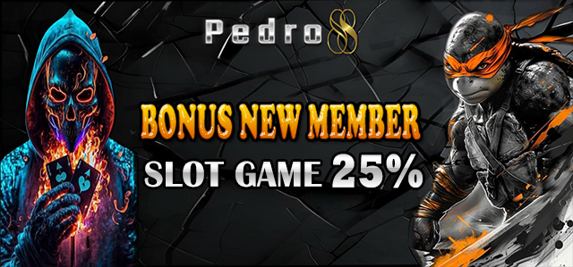 BONUS NEW MEMBER SLOT GAME 25%