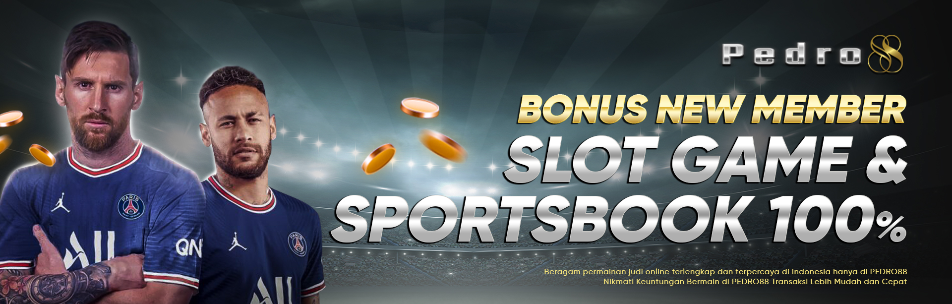 Bonus New Member 100% Sportsbook dan Slot Game